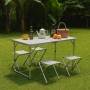 Сгъваема къмпинг маса с 4 сгъваеми стола , снимка 10