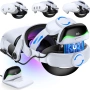 MQ4000 VR Elite Head Strap – комфортен head strap за Meta Quest 2 / Quest 3 с 2 батерии 6700mAh, снимка 1