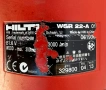 Hilti WSR 22-A - Акумулаторен саблен трион 22V 5.2Ah, снимка 4