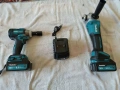 акумулаторен ударен гайковерт и ъглошлайф Makita, снимка 3
