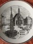 стара чиния за стена Нюрберг, снимка 3
