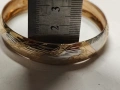 Златна дамска гривна 7.58гр-14к, снимка 2