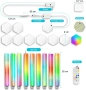 Умни LED стенни осветителни тела за гейминг, RGBIC LED светлинни ленти 3D, снимка 9