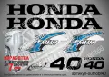 HONDA 2002-2007 извънбордови двигател стикери надписи 25 30 35 40 45 50 hp, снимка 5