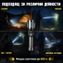 Мощен лазерен акумулаторен LED фенер ръчен прожектор риболов къмпинг, снимка 3