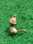 Винтидж сребърна обеца КОТКА 🐱 маисторска изработка 53195, снимка 1
