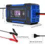 6A 12V Интелигентно зарядно устройство за акумулаторна батерия за кола и мотоциклет, снимка 1