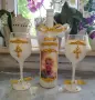 Ръчно Украсени Бутилки и чаши, снимка 18