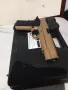 Метален Airsoft пистолет с Блоубек ,на Грийн Газ , цвят - бежов, снимка 4