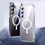 Magsafe Magnetic Силиконов прозрачен калъф Samsung S26, снимка 1