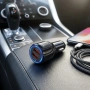 Автомобилно зарядно Quick Charge 3.0 с 2 USB порта , снимка 2