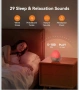 Dreamegg Sunrise 2 - Будилник с изгрев, звукова машина за сън,29 успокояващи звука,машина за бял шум, снимка 5