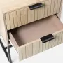 Нощно шкафче с две чекмеджета, скандинавски стил, Japandi, снимка 5