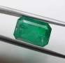  Рядък 3,35 каратов естествен изумруд с vivid green цвят от Swat Valley, Пакистан! Сертификат!, снимка 8