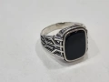 Мъжки сребърен пръстен, снимка 3