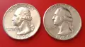 Quarter Dollar USA-1959 D -1960 г-1918 S.Сребро!, снимка 3