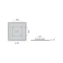 LED Квадратно плафониерно осветително тяло FL SQUARE 600 SM OP за таван и стена, снимка 2