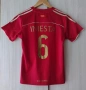 #6 Iniesta Spain - юношеска футболна тениска на Испания, снимка 11