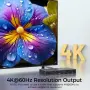 Suidek 2-входов 2-изходов 4к@60Hz DispayPort KVM превключвател с USB 3.0 портове нов, снимка 5