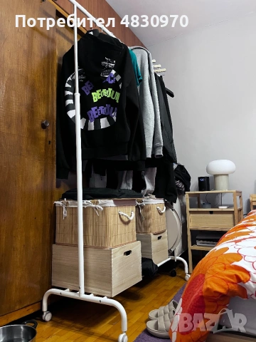 Икеа RIGGA поставка за закачане на дрехи, снимка 2 - Други стоки за дома - 54611758