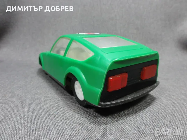 СТАРА РЕТРО СОЦ НРБ ПЛАСТМАСОВА ИГРАЧКА КОЛИЧКА ALFA ROMEO ZAGATO ЕМИ СИЛИСТРА, снимка 3 - Колекции - 55531120