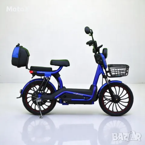Електрически двуместен скутер – велосипед със 20″ гуми, 1200W, 60V/20Ah, снимка 4 - Мотоциклети и мототехника - 55375869