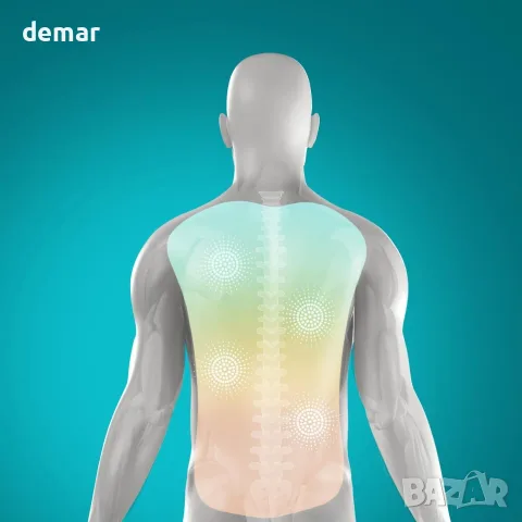 Homedics Stretch Essentials Масажна постелка за цяло тяло с възглавница за глава, снимка 5 - Масажори - 55508213