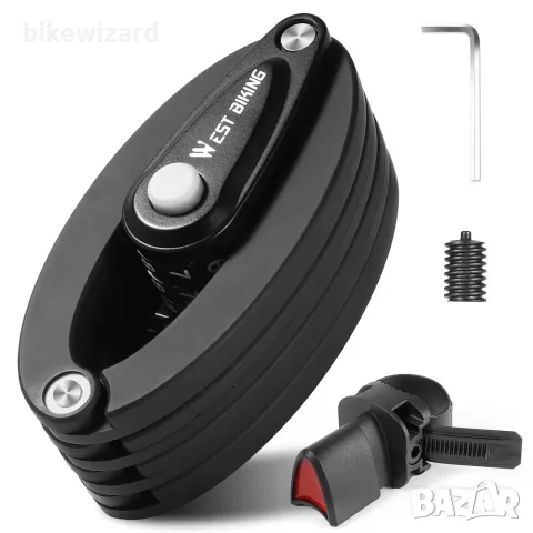 XIQI Folding Bicycle Lock Комбинирана ключалка / катинар с висока сигурност със скоба – 85 см НОВО