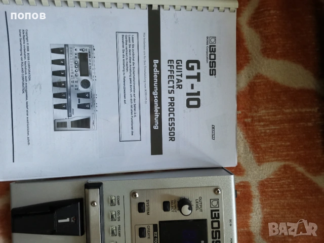 Boss gt 10 guitar processor -НАМАЛЕНИЕ , снимка 4 - Китари - 54529989