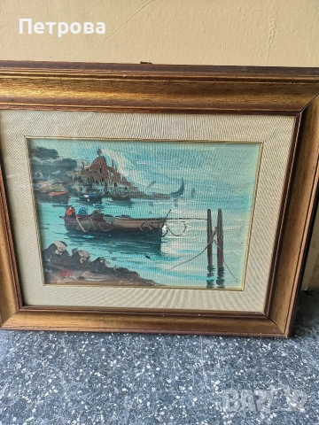 картина, масло върху платно. 