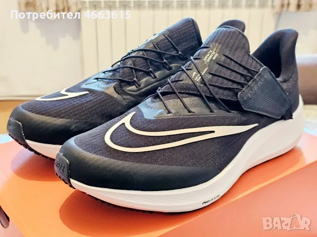 Чисто нови ! Мъжки маратонки Nike Air Zoom Pegasus - FlyEase – Номер 48.5 !, снимка 3 - Маратонки - 55388827