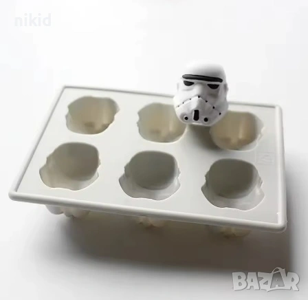 междузвездни войни Stormtrooper Щурмовак от Star Wars силиконова форма молд украса фондан бонбони, снимка 2 - Форми - 55238130
