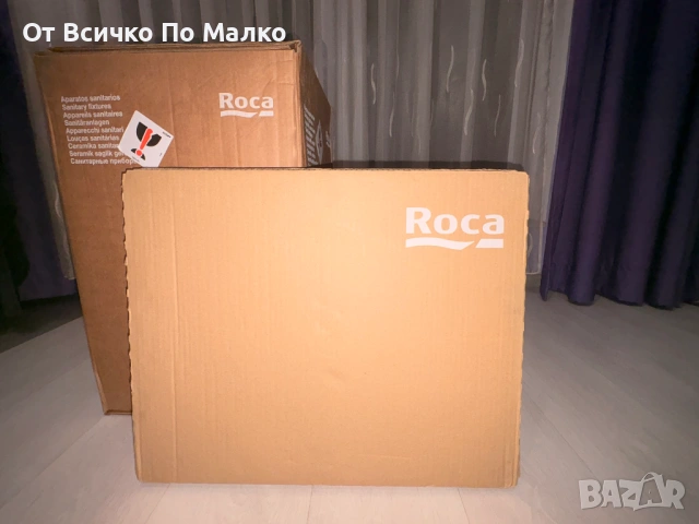 Конзолна тоалетна Ona Rimless Vortex и бавнопадащ капак Supralit - Roca, снимка 5 - Други стоки за дома - 54556859