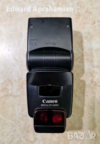 Светкавица Canon Speedlite 420EX, снимка 3 - Светкавици, студийно осветление - 55665342