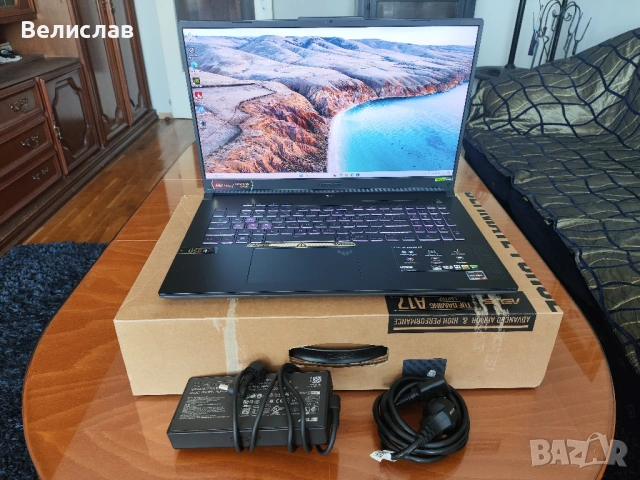ASUS TUF Gaming A17/ RTX 4060 (140W)/ 16GB DDR5/ Ryzen 7 7735HS/ 512GB/ 90 WHrs