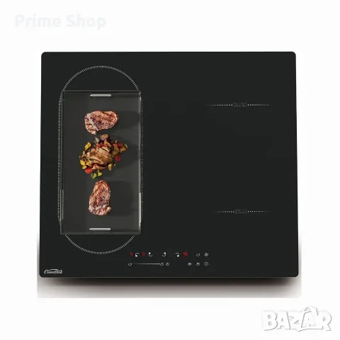 Индукционен котлон за вграждане, 7000W, 4 зони, Bridge функция, 60 см, COVERCOOK