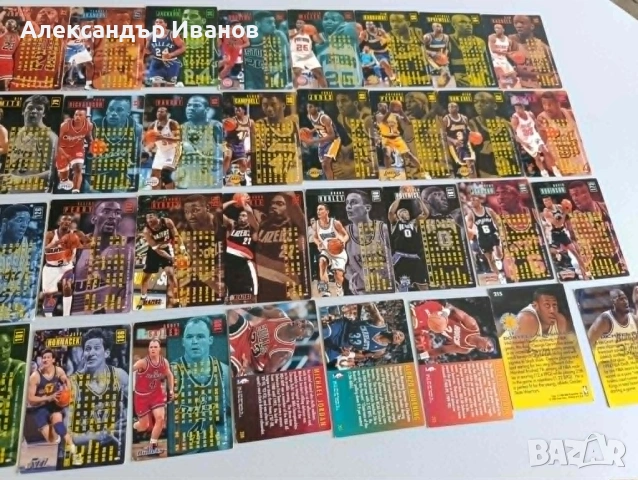 Картички с баскетболисти от NBA от поредицата Fleer 95-96, снимка 5 - Колекции - 54812863