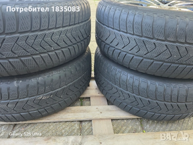 Лети джанти 18ки 5х112 Mercedes + зимни гуми 245/45/18 Pirelli, снимка 12 - Гуми и джанти - 54440938