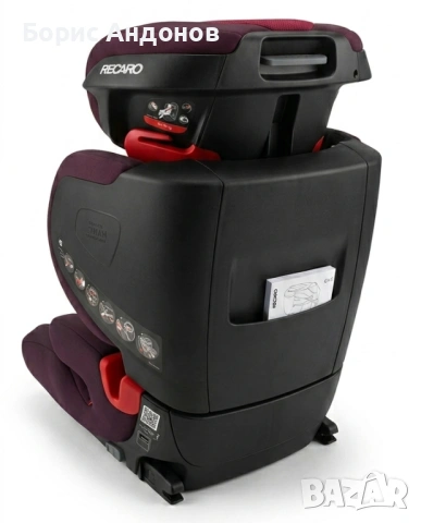 НОВО детско столче RECARO Tian SEATFIX - Power Berry, снимка 7 - Столчета за кола и колело - 48373933