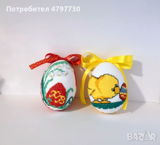 Яйца с бродерия 8 см , снимка 2 - Други стоки за дома - 54204034