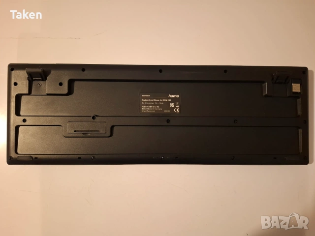 Комплект безжична клавиатура с мишка Hama WKM-100, снимка 2 - Клавиатури и мишки - 54123221