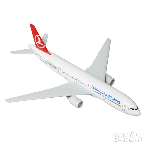 Boeing 777 самолет модел макет Turkish Airlines Истанбул Кушадасъ Анкара Балканите Босфора полет люк, снимка 5 - Влакчета, самолети, хеликоптери - 54963214
