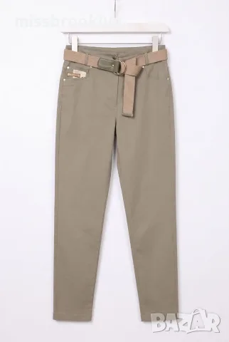 Панталон “Khaki Gravity Belt” – каки панталон с плетен колан арт.8036, снимка 5 - Панталони - 55659110