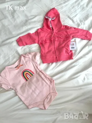 🌸 Супер сладък и мек бешки комплект Cutie Baby от 2 части. 62 - 68  см . Нов с етикет . 