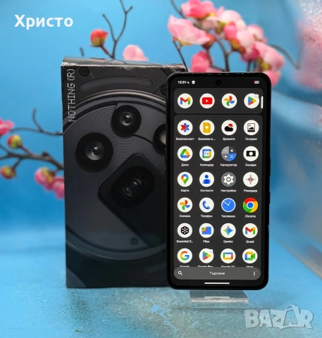 Nothing Phone (3a) Pro, 256GB, 12GB RAM, 5G, Black , снимка 3 - Други - 55077708