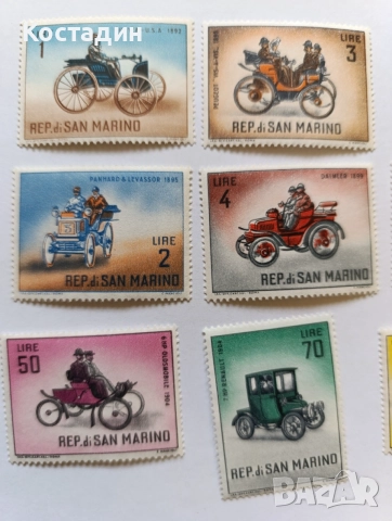 Пощенски марки Сан Марино , снимка 2 - Филателия - 54776060