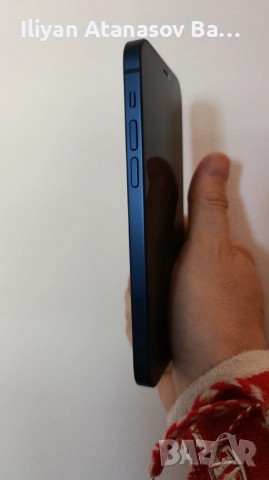 iPhone 12 64GB син, 100% батерия, като нов, отключен, без iCloud, с кабел, снимка 4 - Apple iPhone - 54402944