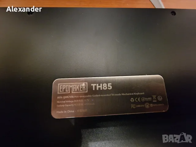 Epomaker TH85 механична клавиатура , снимка 3 - Клавиатури и мишки - 55569955