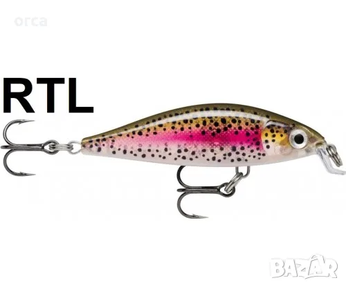 Воблер X-Light Minnow 5 см 4 г Rapala за пъстърва и кефал риболов, снимка 2 - Такъми - 55577384