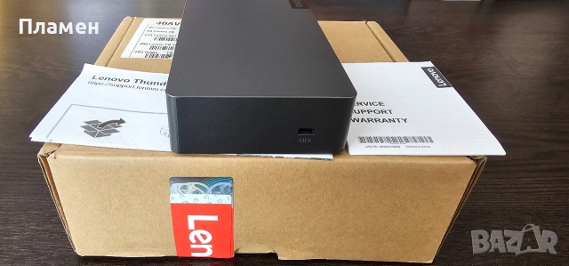 Нова докинг станция Lenovo Thunderbolt 3 Essential Dock 40AV0135EU, снимка 4 - Друга електроника - 54793326